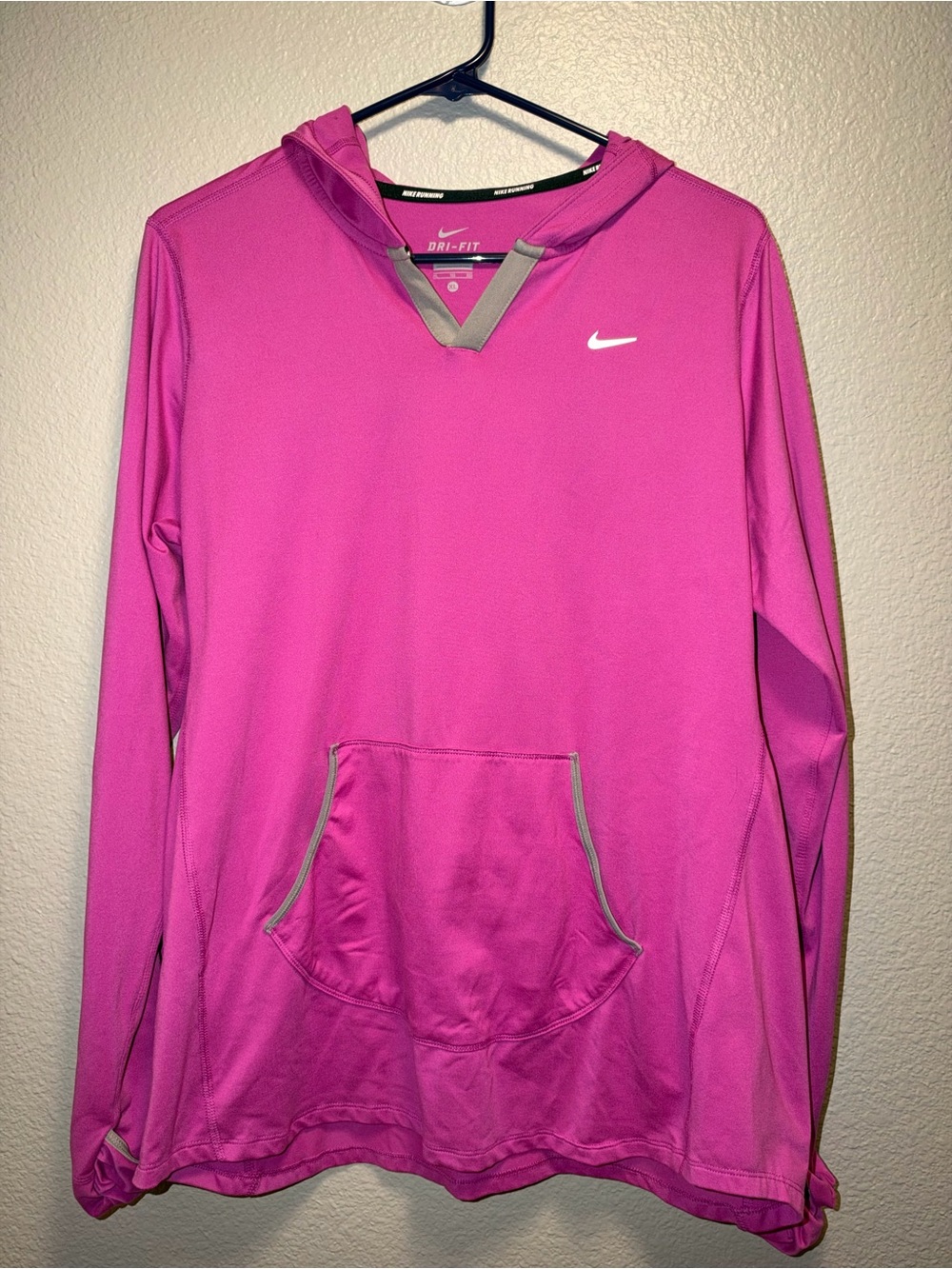 Nike Women’s Dri-FIT Pink Hooded Performance Sweater